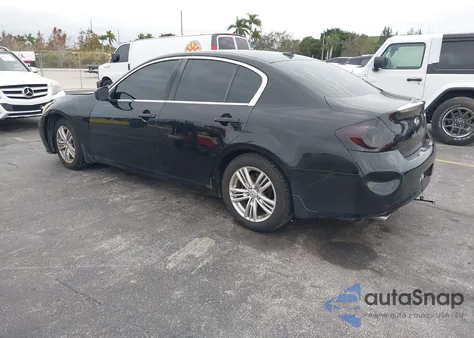 2011 Infiniti G25 from USA, damaged, VIN JN1DV6AP2BM601300